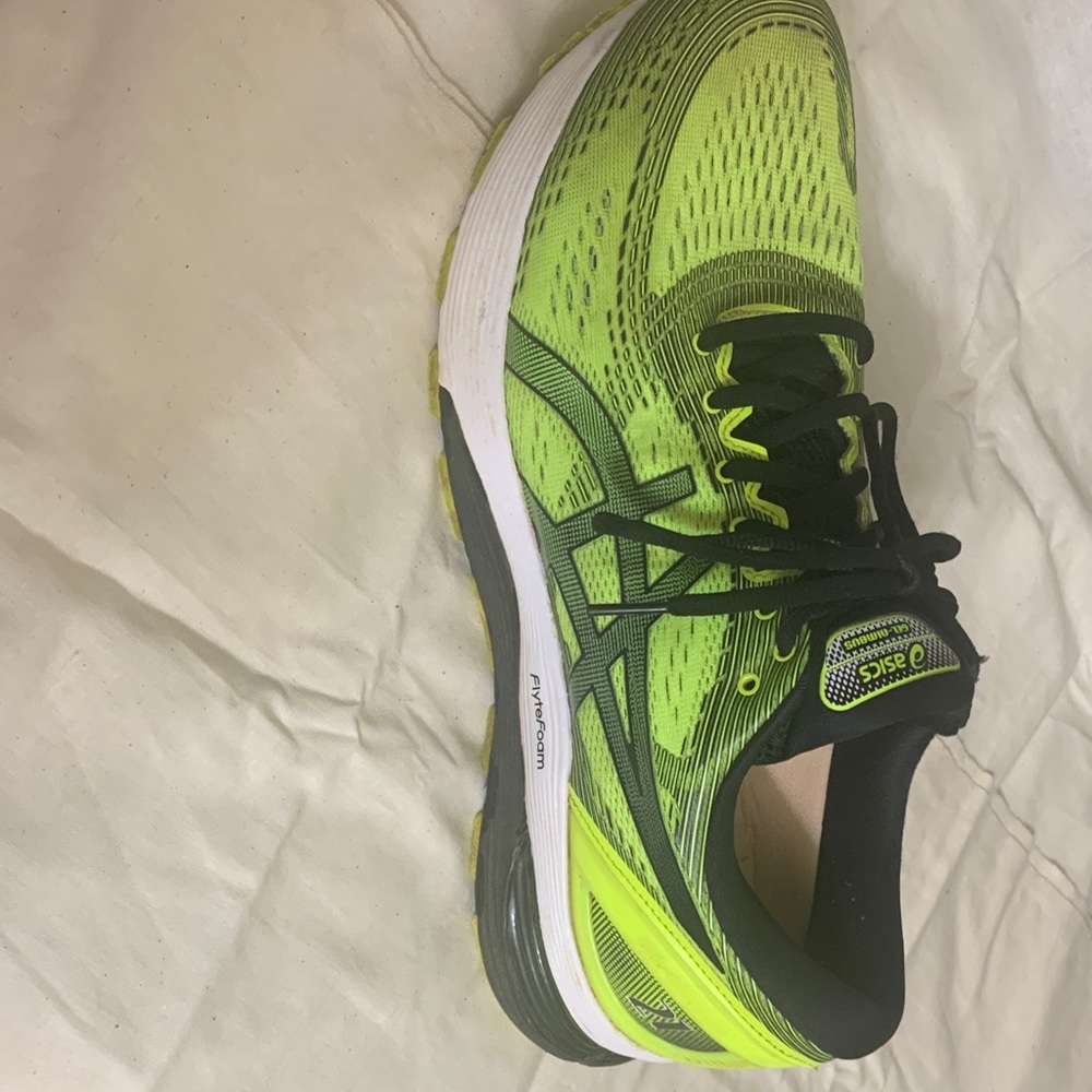 ASICS Gel Nimbus 21 Men's Running Shoes - Neon Yellow and Black Size 11